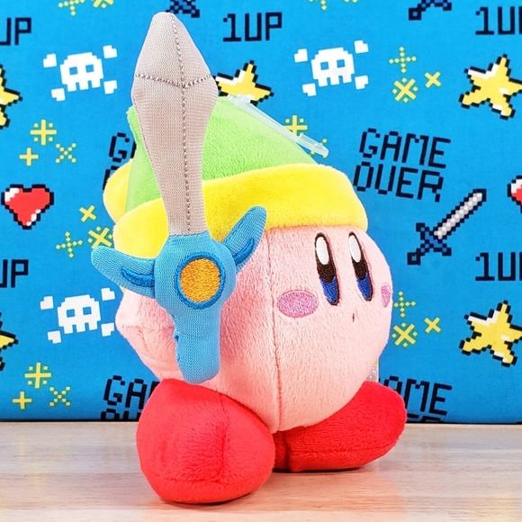 All Star Collection SWORD KIRBY 5" #09 Ultrasoft Nintendo Gaming Plush Rare HTF - Picture 2 of 12